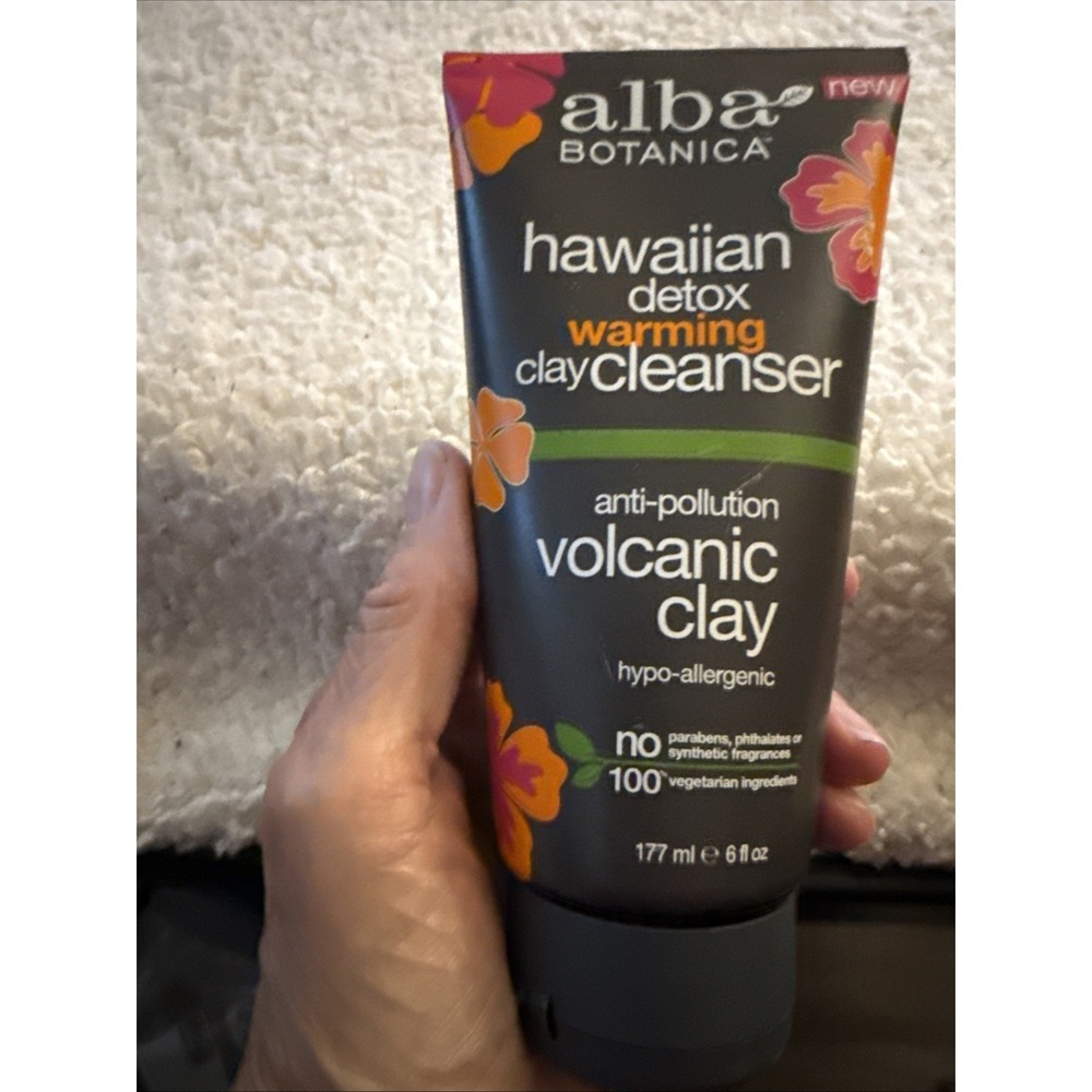 Alba Botanica Hawaiian Detox Warming Clay Facial Cleanser -  6 oz